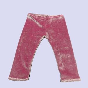 Pleasant Company Pink Velvet Doll Leggings